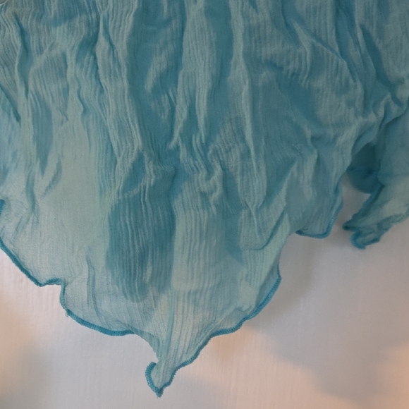 Blue Ruffled Lingerie Set - Picture 2 of 7